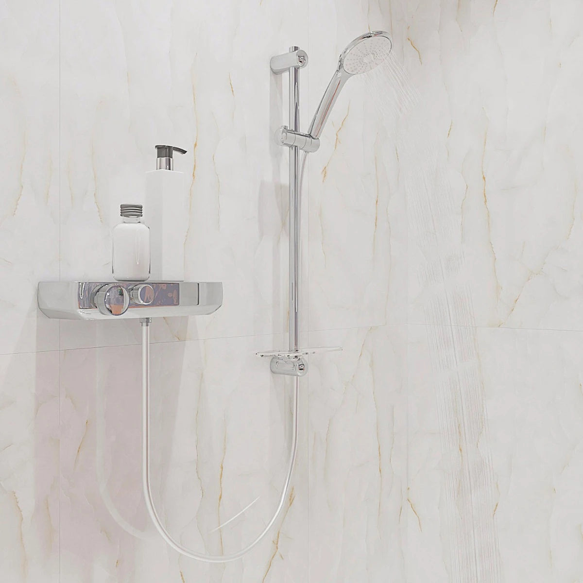 Gresie ORI full, rectificata, portelanata 60x120 ,crem ,lucioasa