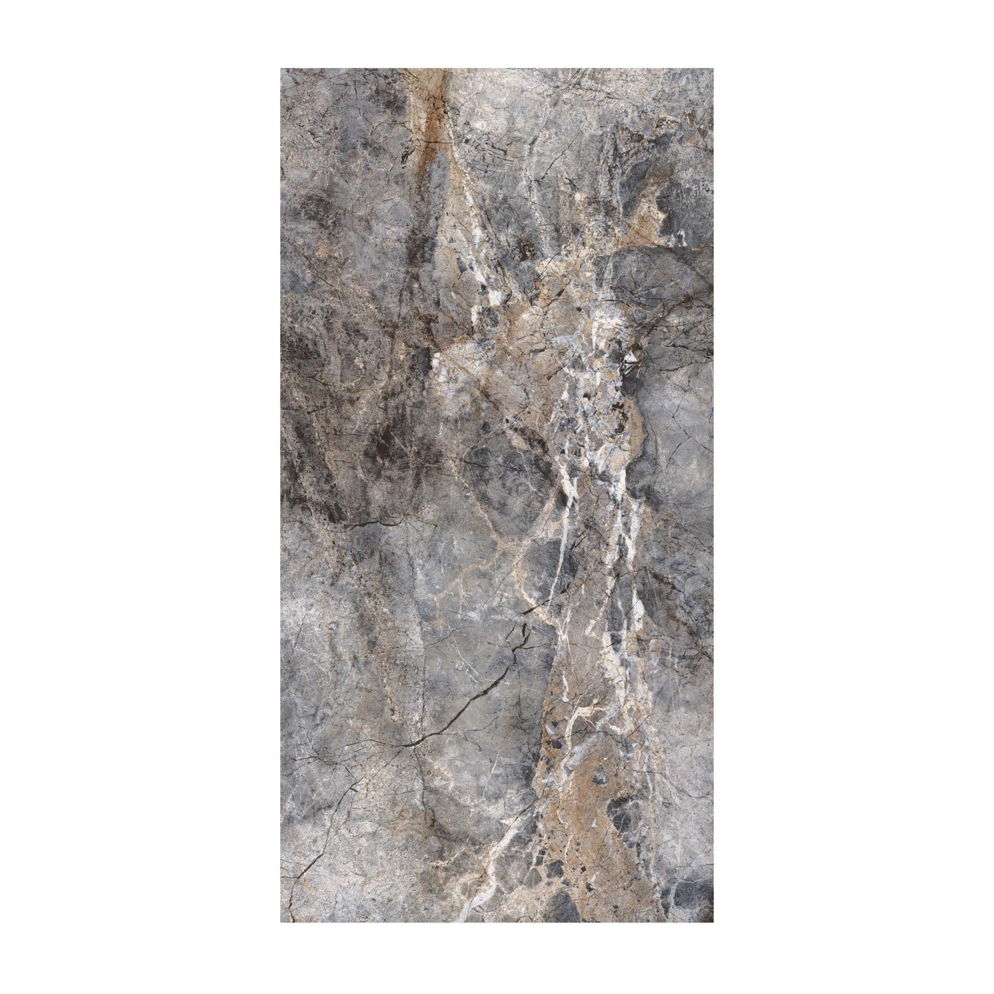 Gresie MARTIN M, rectificata, portelanata 60x120 ,gri ,lucioasa