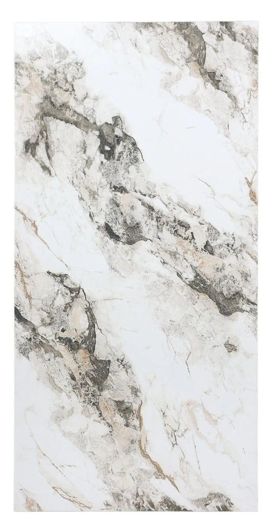 Gresie WHITE GOLD CARV, rectificata, portelanata