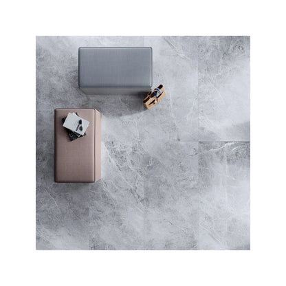 Gresie Pre White  rectificata, portelanata 60x120 ,alb,lucioasa