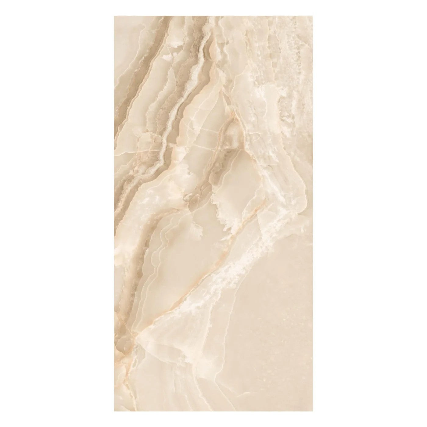 Gresie ONIX F..  rectificata, portelanata,bej , lucioasa 60x120