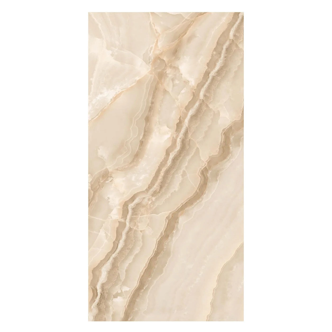 Gresie ONIX F..  rectificata, portelanata,bej , lucioasa 60x120