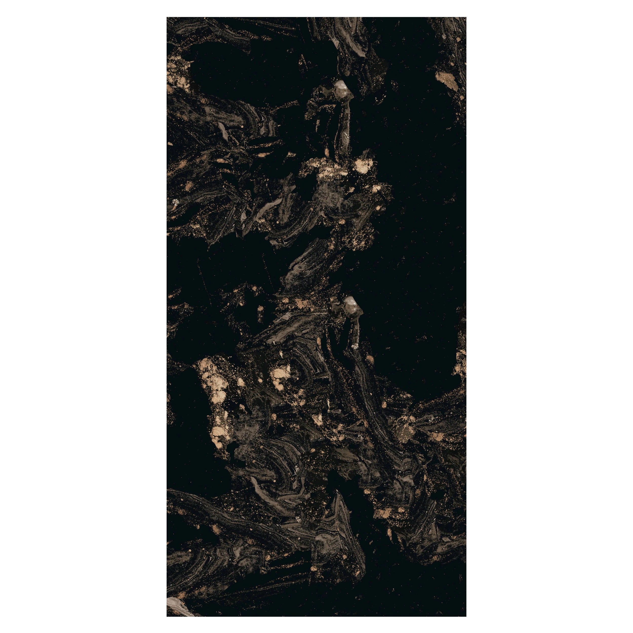 Gresie M. Black,  rectificata, portelanata 60x120 ,negru ,lucioasa