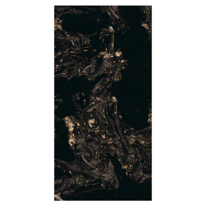 Gresie M. Black,  rectificata, portelanata 60x120 ,negru ,lucioasa