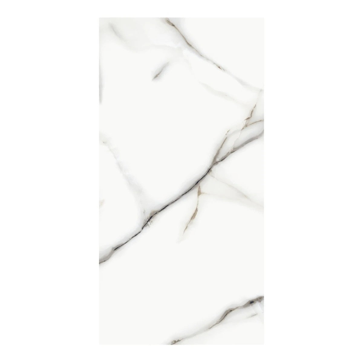 Gresie CUL BLACK.  rectificata, portelanata,alb, lucioasa 60x120