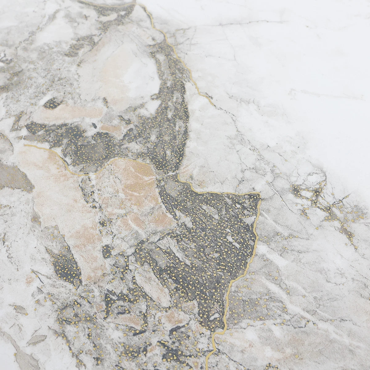 Gresie WHITE GOLD CARV,  rectificata, portelanata