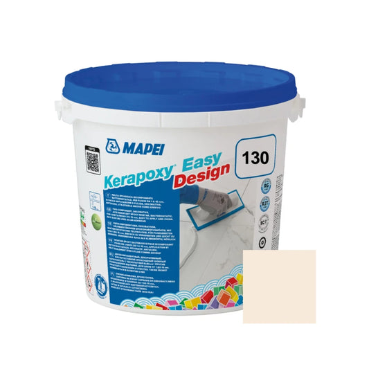 Chit de rosturi epoxidic, Mapei Kerapoxy Easy Design, interior / exterior, 130 jasmine / bej, 3 kg