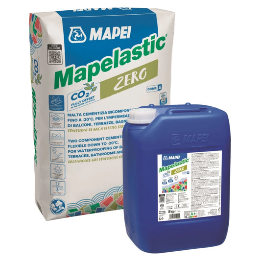 Hidroizolatie flexibila, bicomponenta, Mapei Mapelastic Zero (A+B), 24 + 8 kg