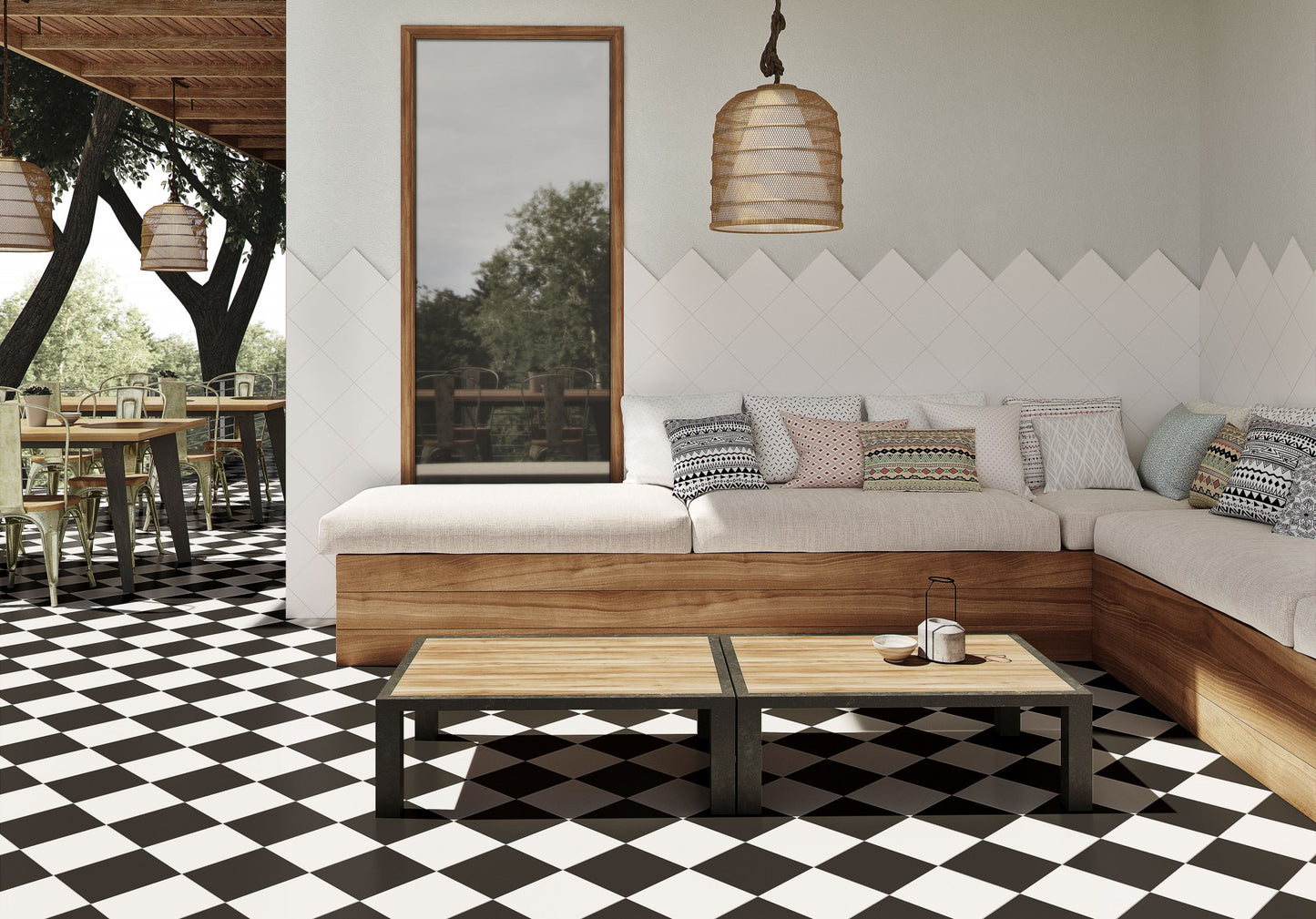 WHITE BIANCO, Gresie 20x20