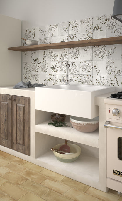 OLIVIA verde  , faianta 15x15