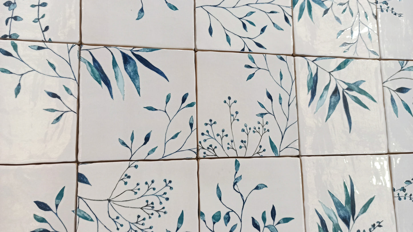 OLIVIA azul  , faianta 15x15