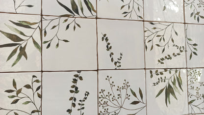 OLIVIA verde  , faianta 15x15