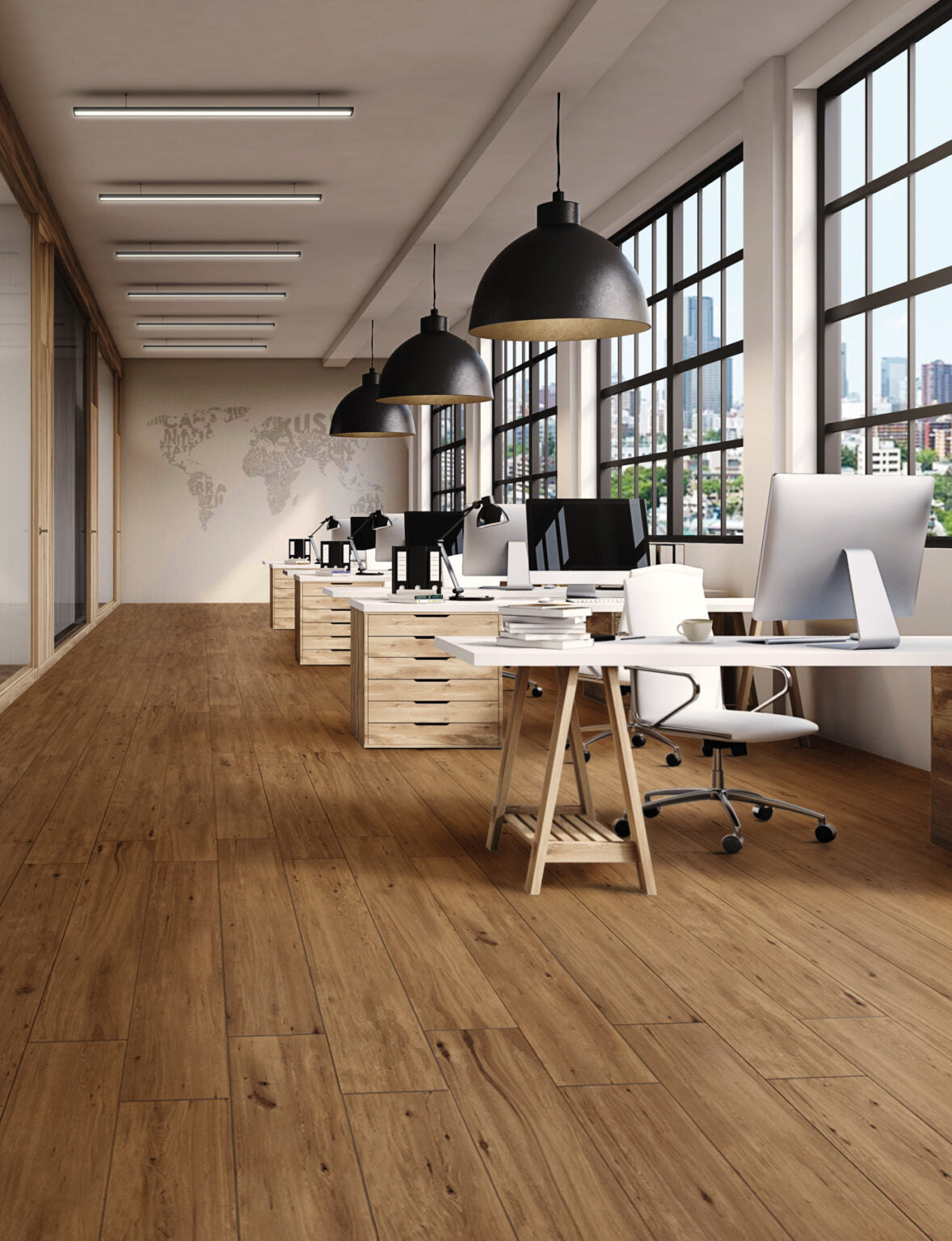 Padouk N.  Grosime 2CM  R11   -  Gresie porțelanată rectificată antiderapantă